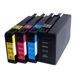HP 950XL 951XL Compatible Ink Cartridge Extra Black New Chip