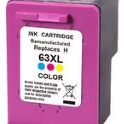 HP 63XL Tri Colors Ink Cartridge Compatible